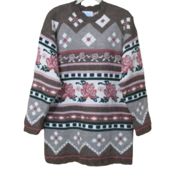 Village Fair Vintage Tunic Sweater Size S - Picture 6 of 6